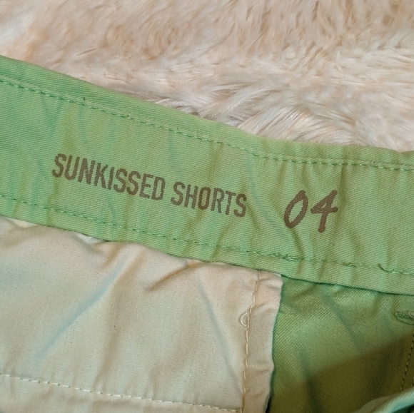 Khakis By Gap Sunkissed Shorts Lime Green Size 4 - Picture 9 of 13